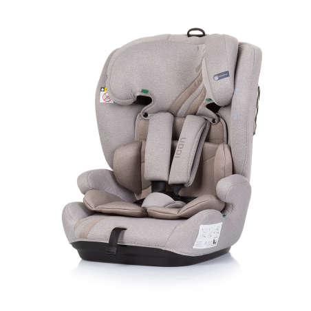 Chipolino Столче за кола I-size 76-150 cm ICON Макадамия