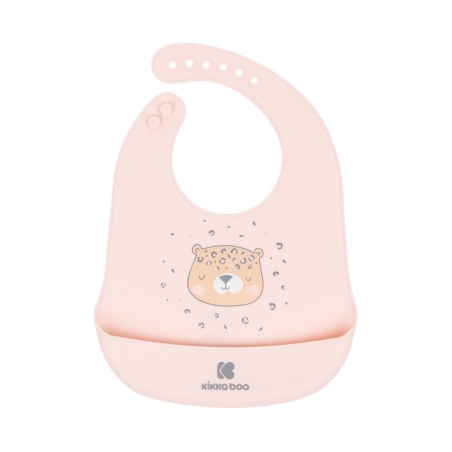 KikkaBoo Лигавник силиконов Savanna Pink