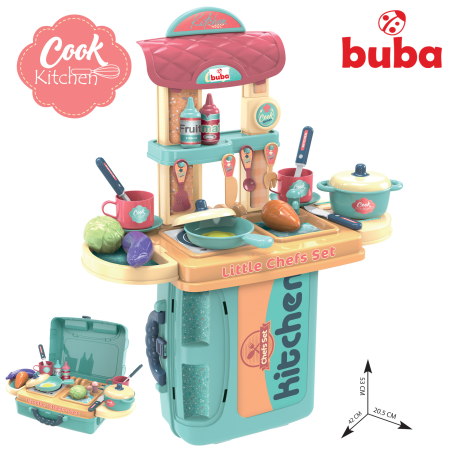  Комплект кухня Buba, Куфар 008-976, Синя 