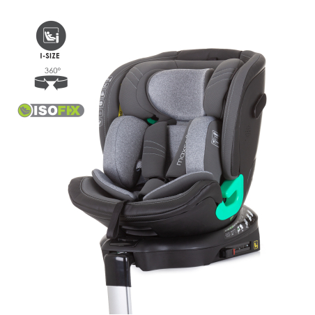 Chipolino  Столче за кола 360 I-size ISOFIX 40-150 MAX SAFE Графит