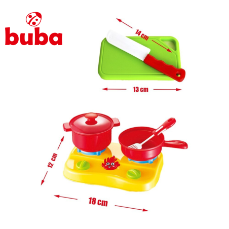  Детски комплект кошница с плодове Buba Shopping 666-36, голям 