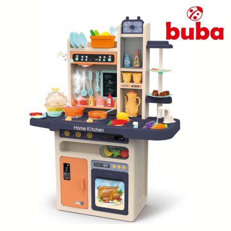  Детска кухня Buba Home Kitchen, 65 части, 889-161, сива 