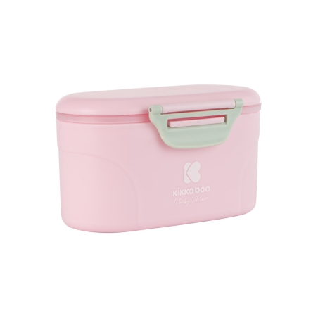 Кутия за съхранение на сухо мляко с лъжичка 130гр. Pink