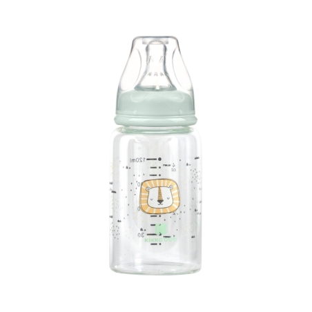 KikkaBoo Шише Стъклено 120мл Savanna Mint