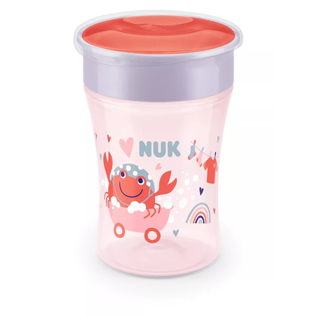 NUK Детска Чаша Evolution Magic Cup 230мл 8+ месеца Розова