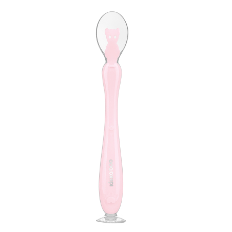 Лъжица силиконова с вендуза 1бр. Pink