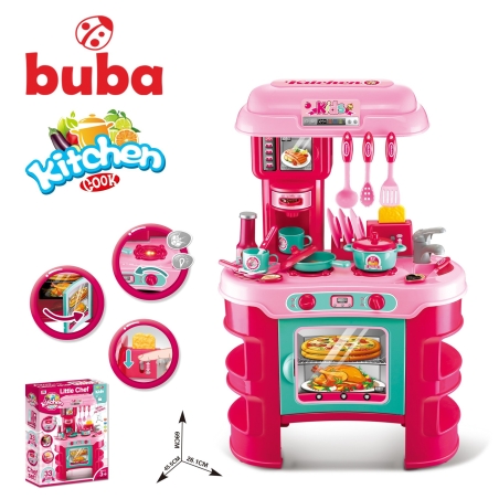  Детска кухня Buba Kitchen Cook 008-908, Розова 