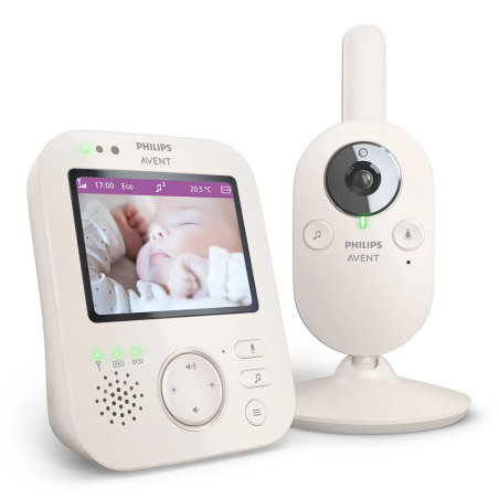 Philips Avent Premium Дигитален Видеофон с Нощно Виждане и Термометър SCD891/26