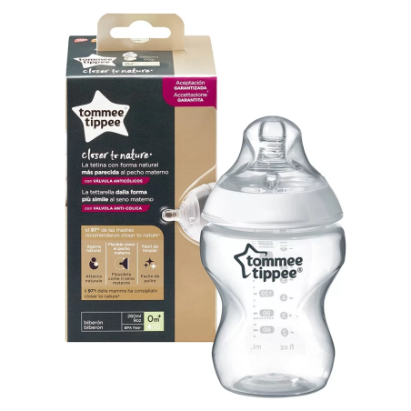 Tommee Tippee ШИШЕ ЗА ХРАНЕНЕ EASI VENT 260 ml 0м+