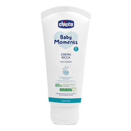 CHICCO Подхранващ крем Baby Moments 0м+ 100 мл.