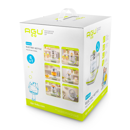AGU BUBBLY ЕЛЕКТРИЧЕСКА КАНА 6 В 1