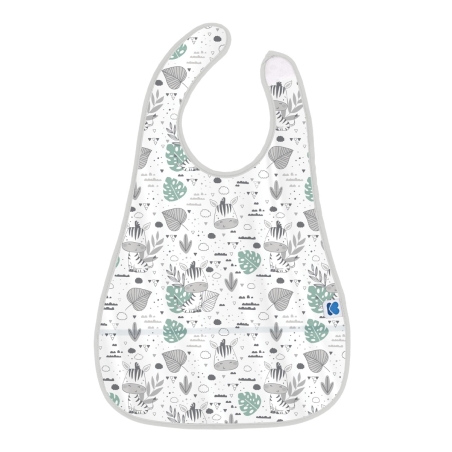 KikkaBoo Непромокаем лигавник с джоб Savanna Pattern Grey