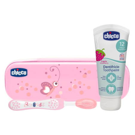 CHICCO Комплект за почистване на зъбки 12м+