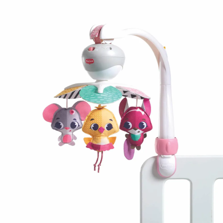 TINY LOVE Take Along Mobile Tiny Princess 3 в 1 Музикална Въртележка 0М+ TL.0206.002