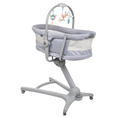 CHICCO  Baby Hug Air 4 в 1 креватче шезлонг стол за хранене Сиво