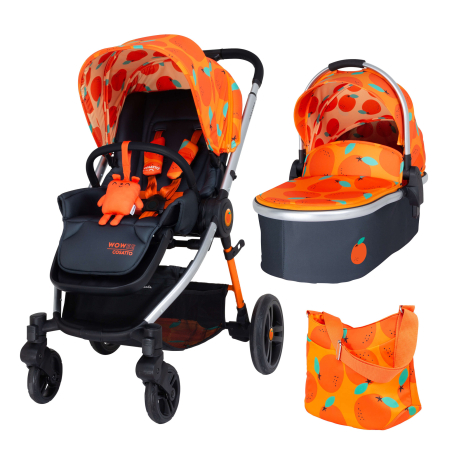 Бебешка количка 2в1 Cosatto CT4520B WOWEE So Orangey + чанта