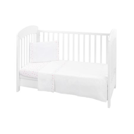 KikkaBoo Бебешки спален комплект 3 части EU Style 60/120 Hippo Dreams