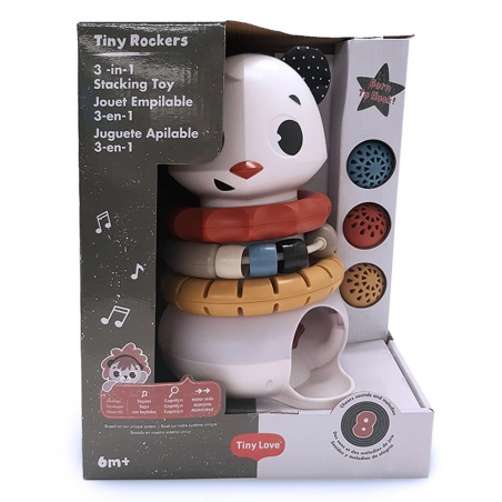 Tiny Love Електронна музикална играчка 3-в-1 Панда от серията Tiny Rockers с 3 възможности за игра с топки рингове и музика 6м+
