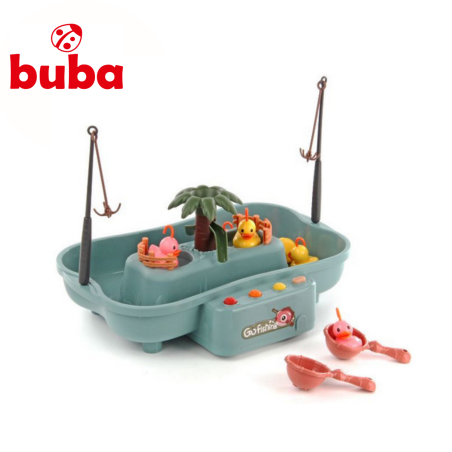  Комплект за риболов Buba Go Fishing, 889-191, патета, сив 