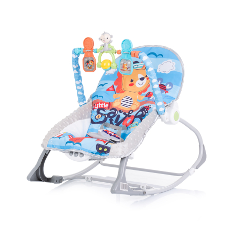 Chipolino  Музикален шезлонг Baby Spa Син