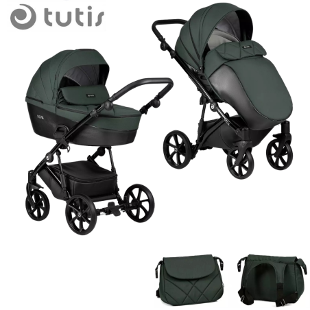 Tutis Viva 4 LUX Emerald  064 Комбинирана Детска Количка 2 в 1
