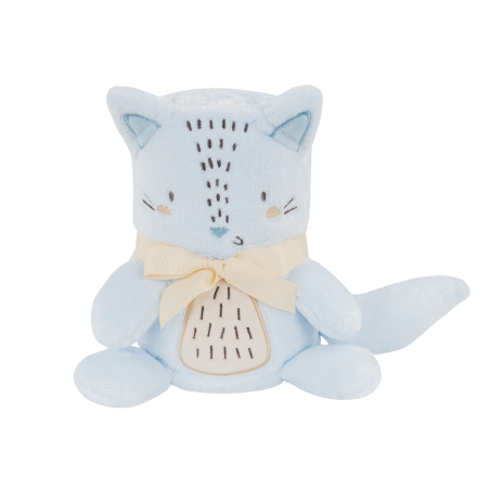 Бебешко одеяло с 3D бродерия Little Fox