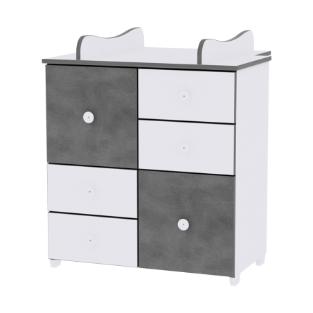 LORELLI CUPBOARD COLOR WHITE/VINTAGE GRAY NEW