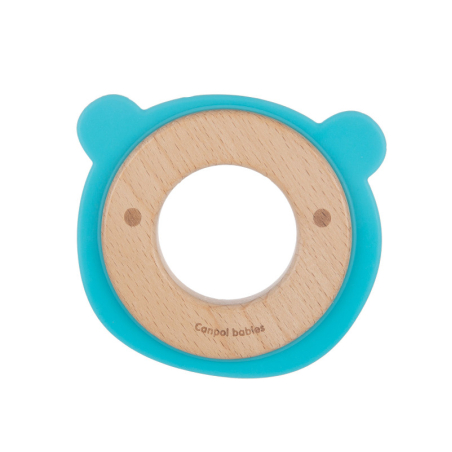 Чесалка дърво-силикон Bear