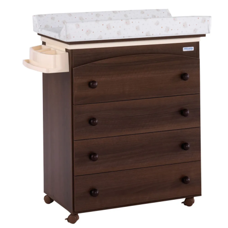 Скрин с вана за къпане и повивалник B947 choco beige bears