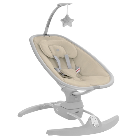 KikkaBoo Електрическа люлка Spinny Beige