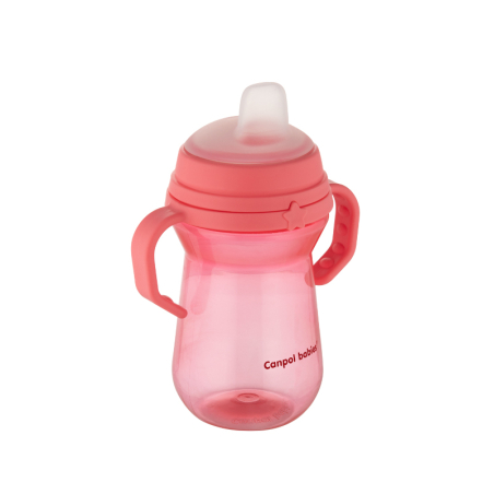 Чаша със сламка 250 мл pink