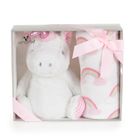 Cangaroo Одеало 90/75 с Играчка Elephant Blue 109599