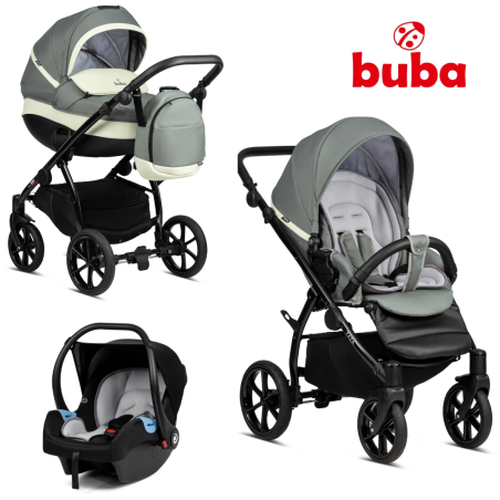 Бебешка количка Buba Zaza 3в1, 236 Mint