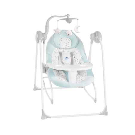 KikkaBoo Електрическа люлка & Шезлонг Dozy Bear with me Mint