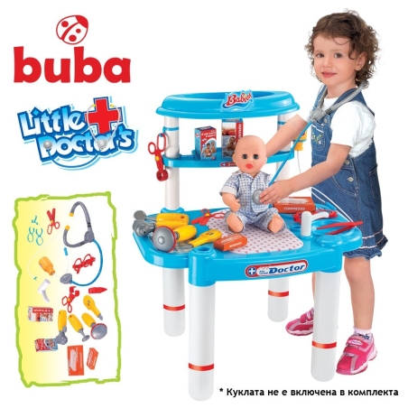 Buba Little Doctor Детски лекарски комплект Buba Малкият доктор