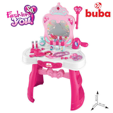  Детска тоалетка Buba Princess 008-907, Розова 