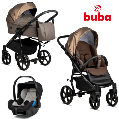 Бебешка количка Buba Karina 3в1, 249 Driftwood