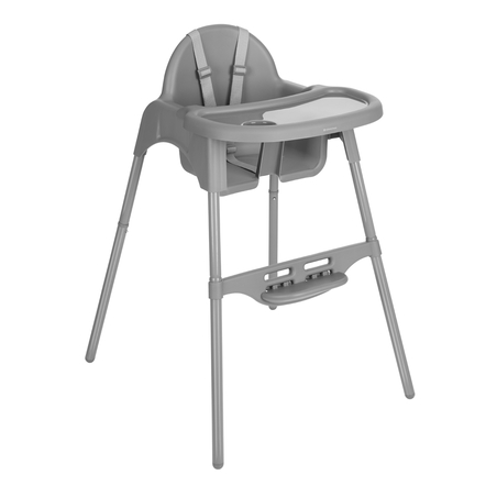 KikkaBoo Стол за Хранене 2в1 Jammy Grey