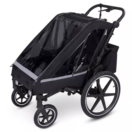 ABC Design Детска Количка за Колело Bicycle Trailer Tour Ink with 2 Comfort Seats & Air Wheels