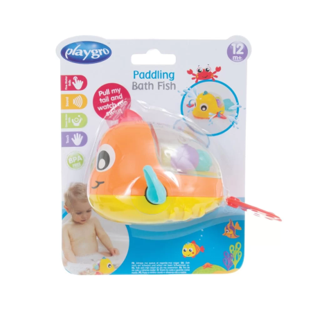 PLAYGRO ПЛУВАЩА РИБА ЗА БАНЯ 12М+