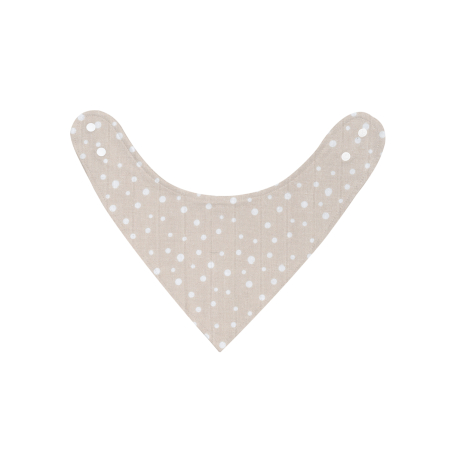 KikkaBoo Муселинов лигавник Dots Beige