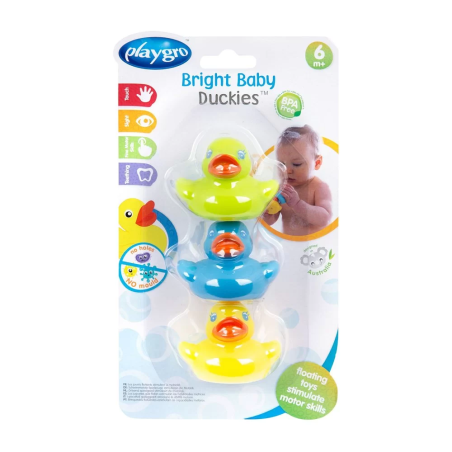 PLAYGRO ЦВЕТНИ ПАТЕТА (3БР./ОП.) 6М+