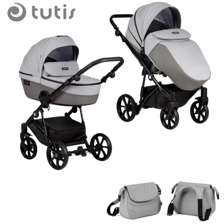 Tutis Viva 4 LUX Sleet 074 Комбинирана Детска Количка 2 в 1