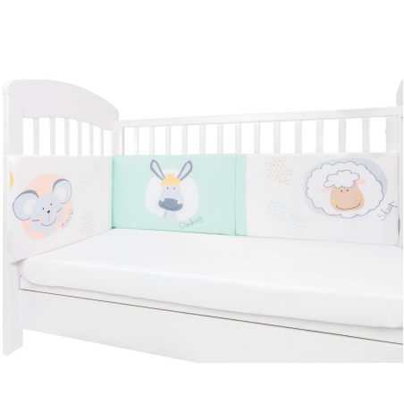 KikkaBoo Обиколник с дунапрен New Friends 210см
