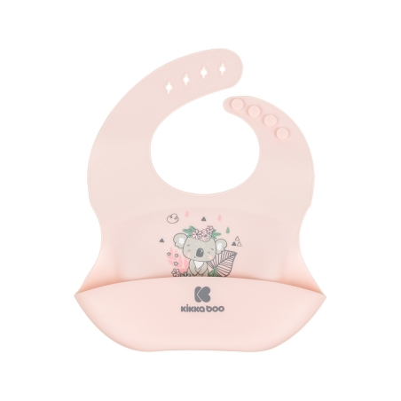 KikkaBoo Лигавник силиконов Savanna Friends Pink