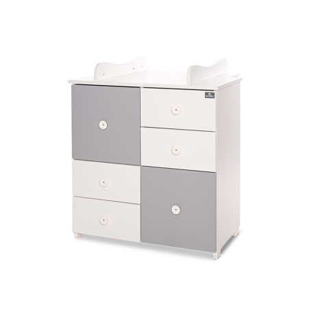 LORELLI CUPBOARD COLOR WHITE/STONE GRAY NEW