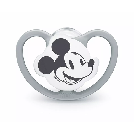 NUK Биберон Залъгалка Силикон 18-36 месеца 1 Брой Space Mickey с Кутия