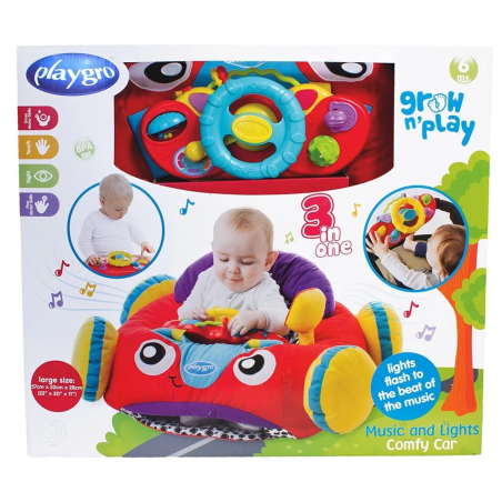 PLAYGRO ИГРАЛЕН ЦЕНТЪР КОЛА СЪС СВЕТЛИНИ И ЗВУЦИ 6М+