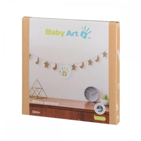 BABY ART MY BABY STILE ЗЛАТИСТ ГИРЛЯНД С ОТПЕЧАТЪК С БОИЧКИ