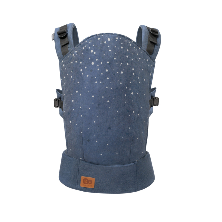  Ергономична раница за бебе KinderKraft NINO, CONFETTI DENIM 